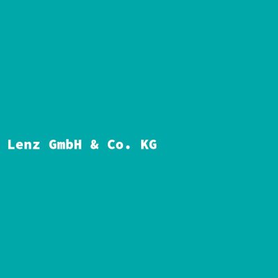 Hersteller: Lenz GmbH &amp; Co. KG