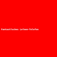 Fantastisches Leinen-Telefon 3