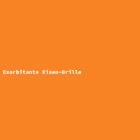 Exorbitante Eisen-Brille gallery