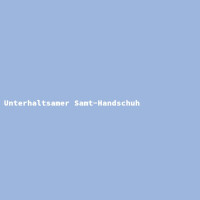 Unterhaltsamer Samt-Handschuh gallery