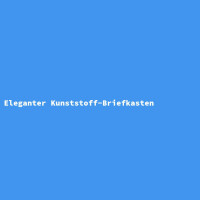 Eleganter Kunststoff-Briefkasten gallery