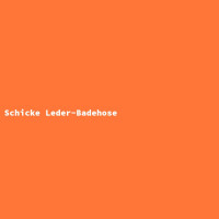 Schicke Leder-Badehose gallery